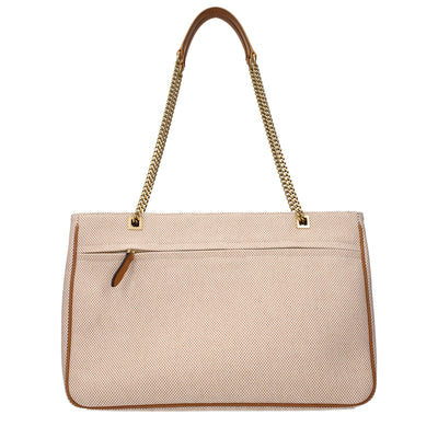 Valentino Garavani Beige Fabric Shoulder Bags