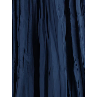 Sara Roka Crinkle-effect design pleated midi Skirt