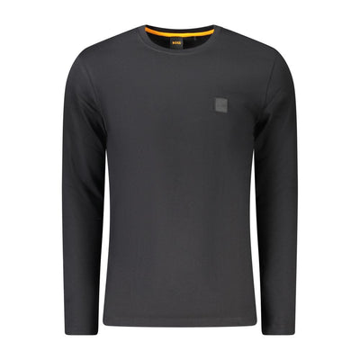 Hugo Boss Black Cotton Men TShirt