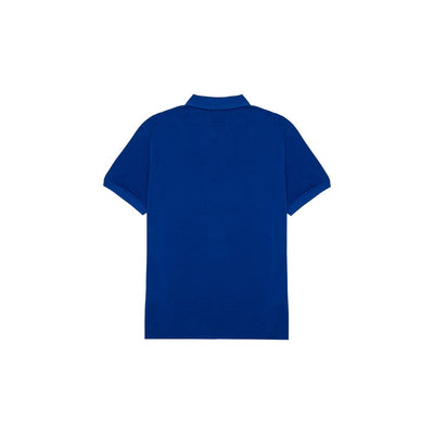 Emporio Armani Blue Cotton Polo Shirt