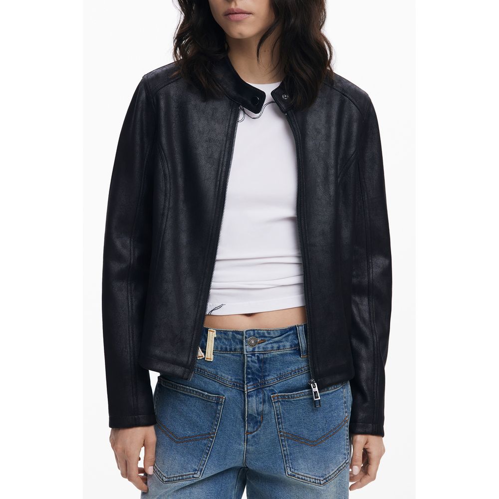 Veste noire en polyester pour femme Desigual