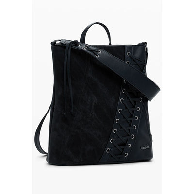 Desigual Black Polyethylene Women Backpack