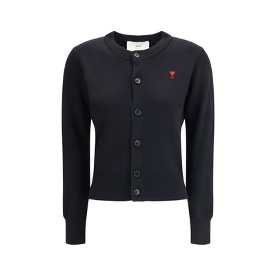 Ami Paris Ami De Coeur merino wool Cardigan