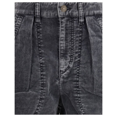 Marant Etoile Ribbed velvet Pants