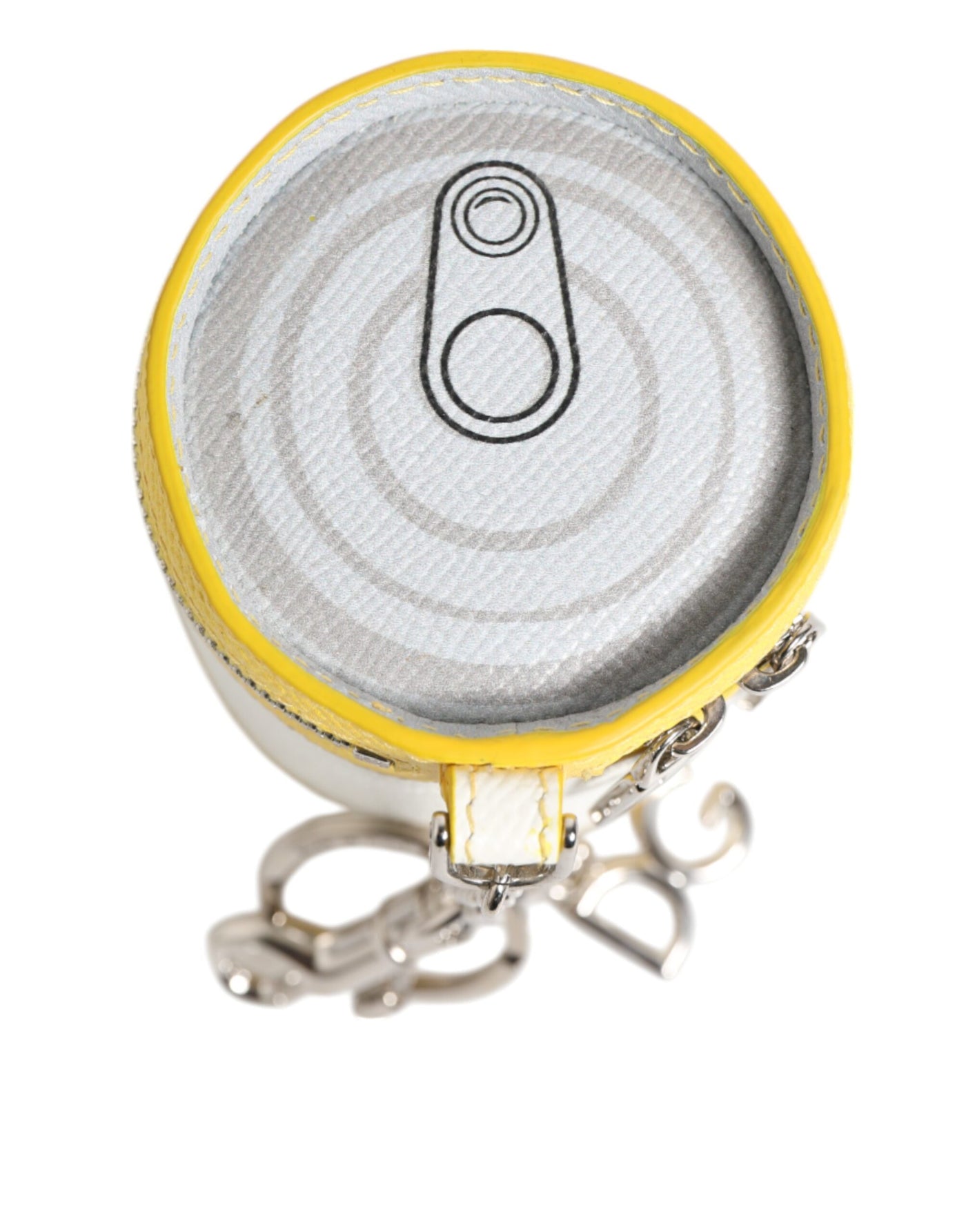 Dolce & Gabbana Amore Leather Multicolor Bag Charm Coin Case Keychain Keyring
