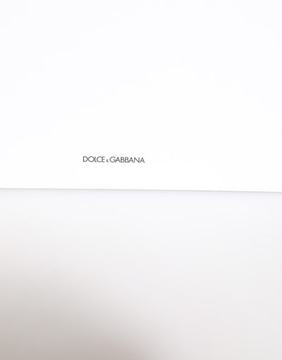 Dolce & Gabbana Multicolor Leopard Print Envelope Paper Post Card Holder