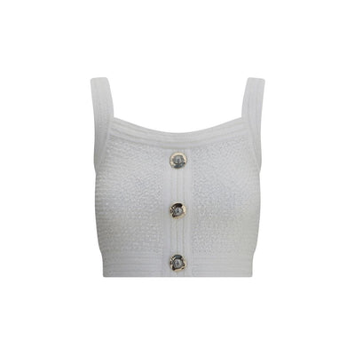 Balmain Tweed crop Top