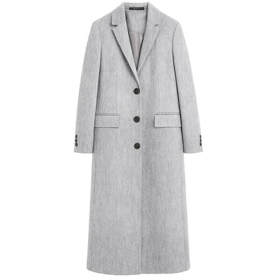 Made in Italy Gray Wool Jackets & Coat