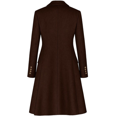 Made in Italy Brown Wool Jackets & Coat