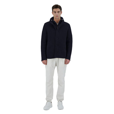 Herno Blue Wool Jacket