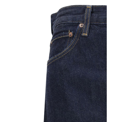 Agolde Luna Pieced Taper Jeans high waist color rinse