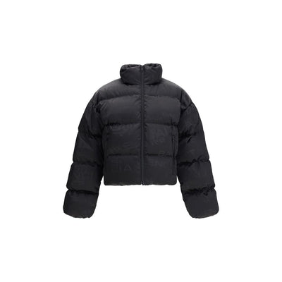 Balenciaga Cropped Puffer Jacket with logo motif