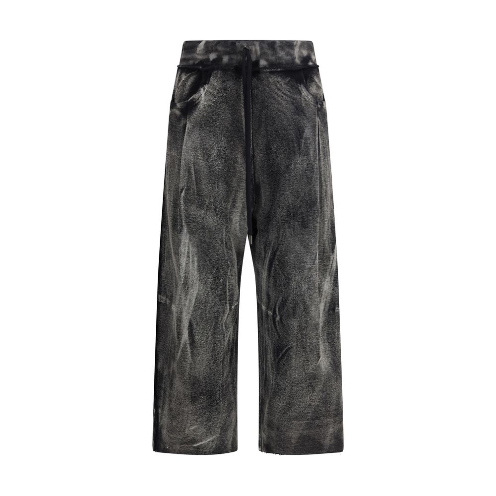 R13 CROPPED PLEATED SWEATPANT