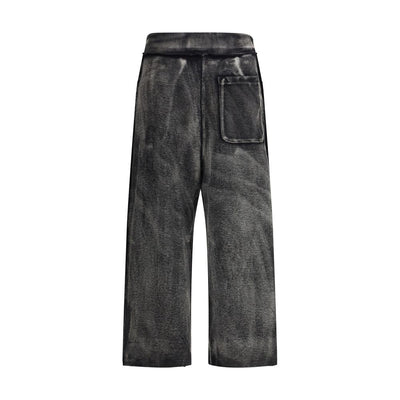 R13 CROPPED PLEATED SWEATPANT
