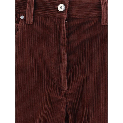 Brunello Cucinelli Straight Velvet Trousers