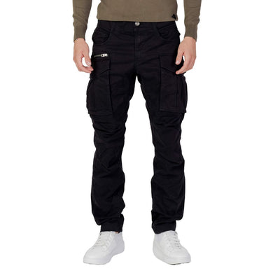 Replay Black Cotton Relaxed Fit Jean