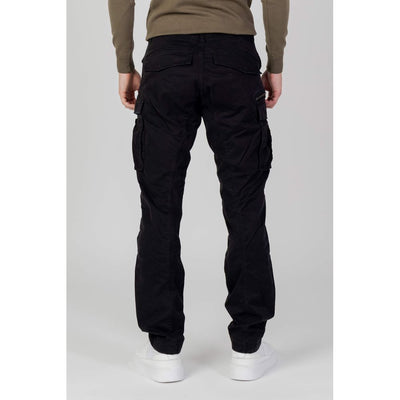 Replay Black Cotton Relaxed Fit Jean