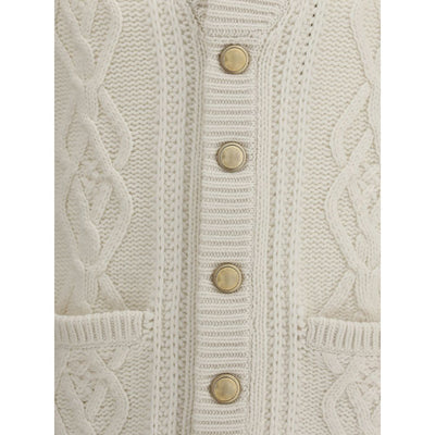 Brunello Cucinelli Cable-Knit Cashmere Cardigan