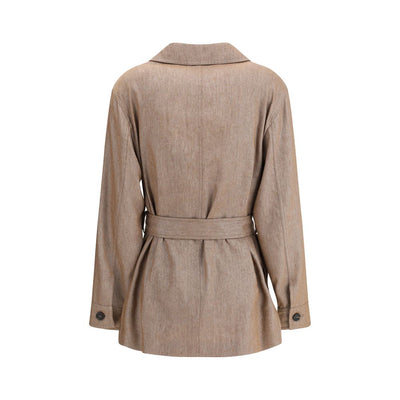 Brunello Cucinelli Safari Jacket in Sparkling Twill