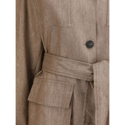 Brunello Cucinelli Safari Jacket in Sparkling Twill