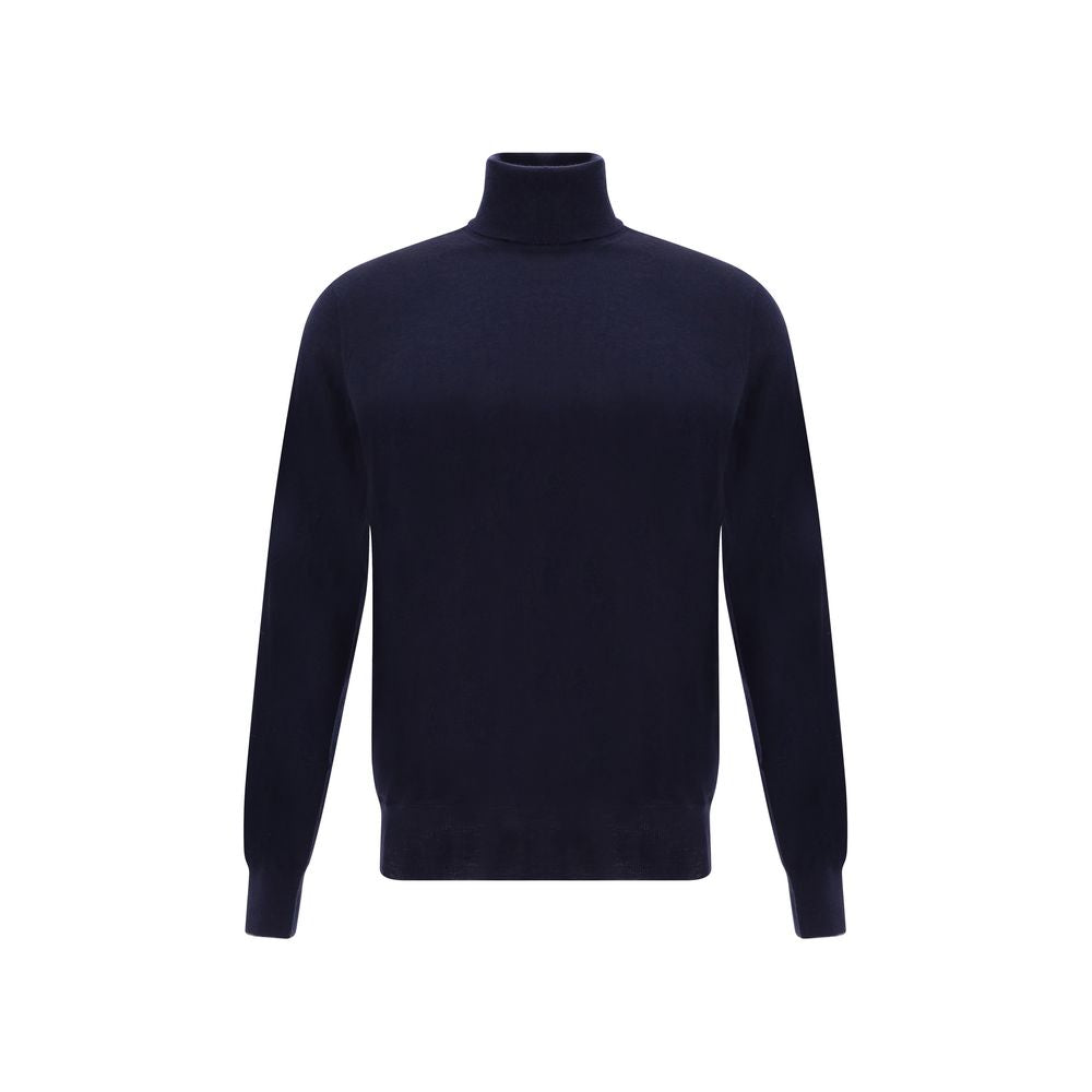 Brunello Cucinelli Turtleneck Sweater Dark Blue