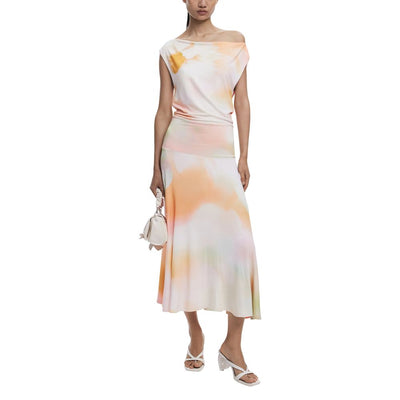 Robe en viscose orange Desigual