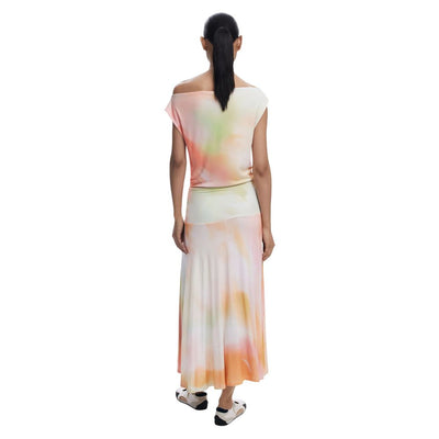 Robe en viscose orange Desigual