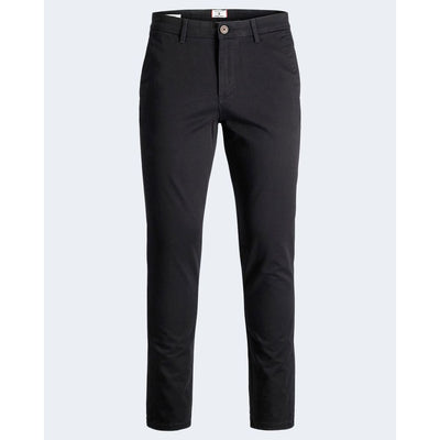 Jack Jones Black Cotton Pant