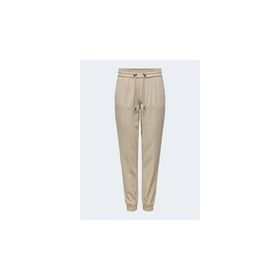 Only Beige Viscose Pant