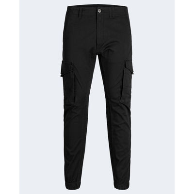 Jack Jones Black Cotton Skinny Pant