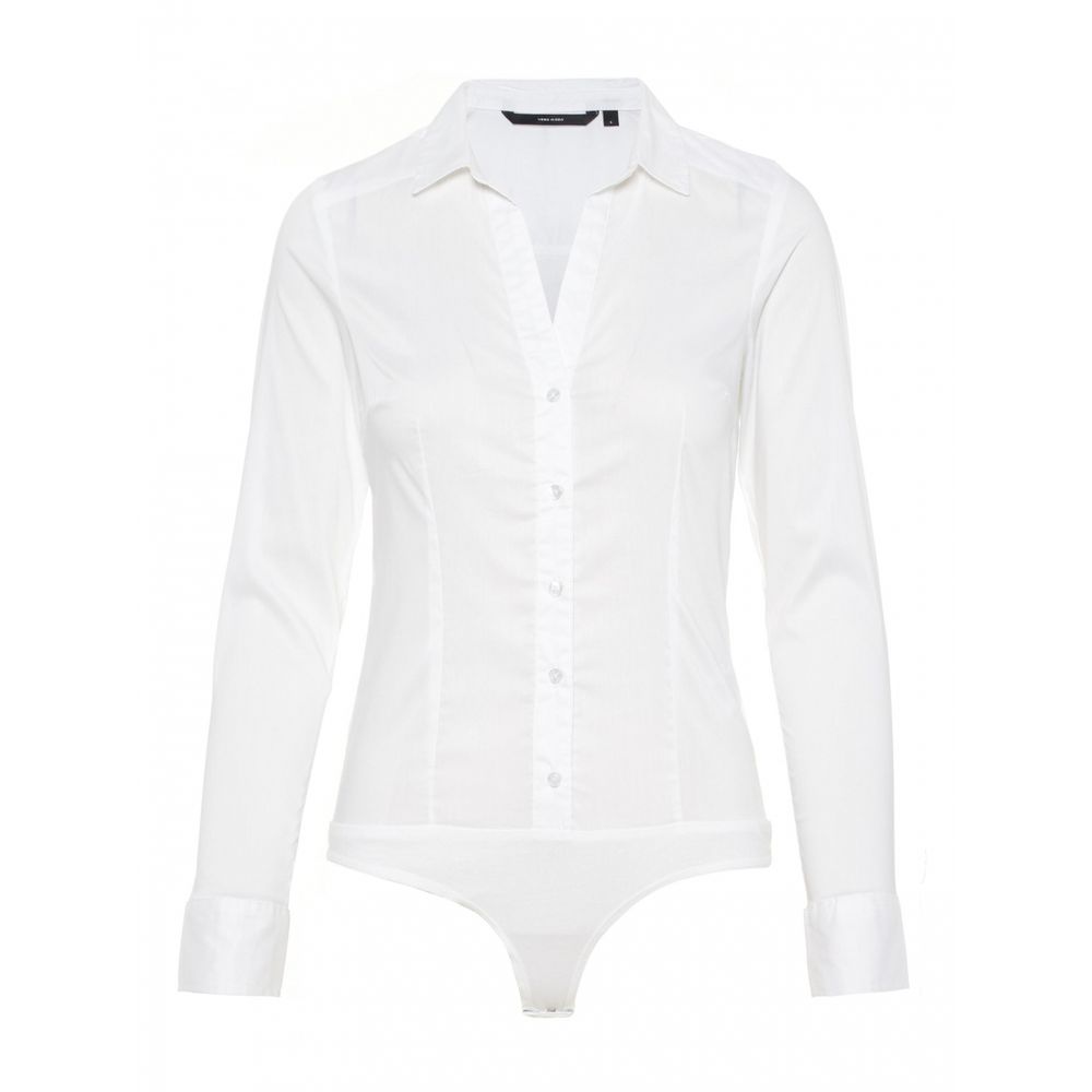 Body en coton crème Vero Moda