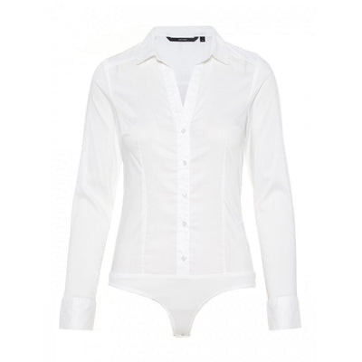 Body en coton crème Vero Moda