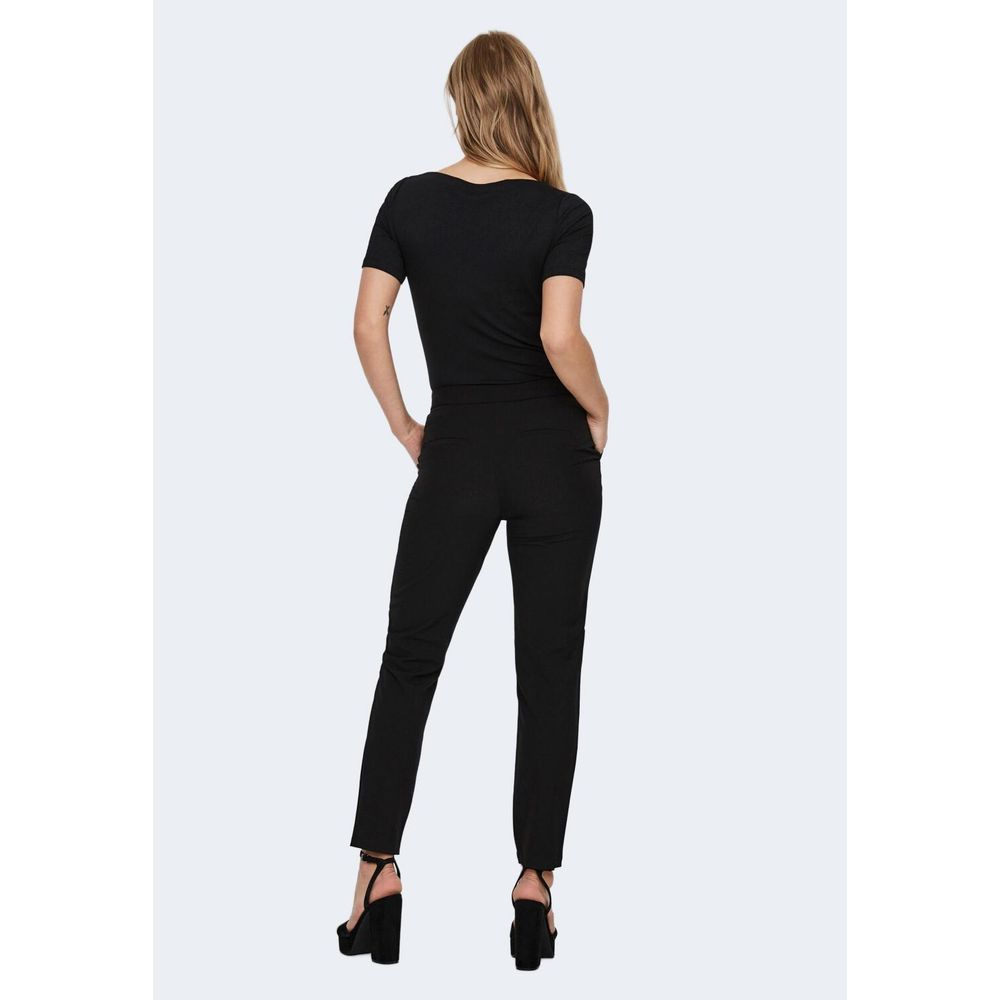T-shirt en viscose noir Vero Moda