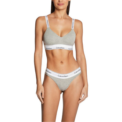 Calvin Klein Underwear Gray Cotton Panty