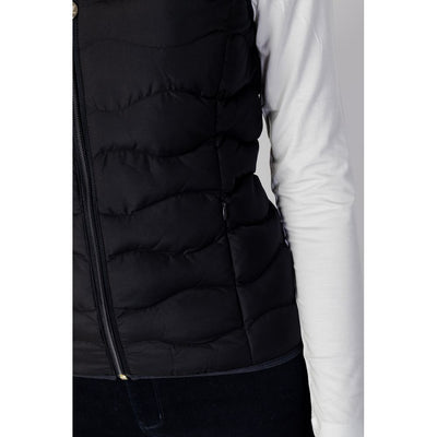 EA7 Emporio Armani Black Polyester Sleveless Jacket