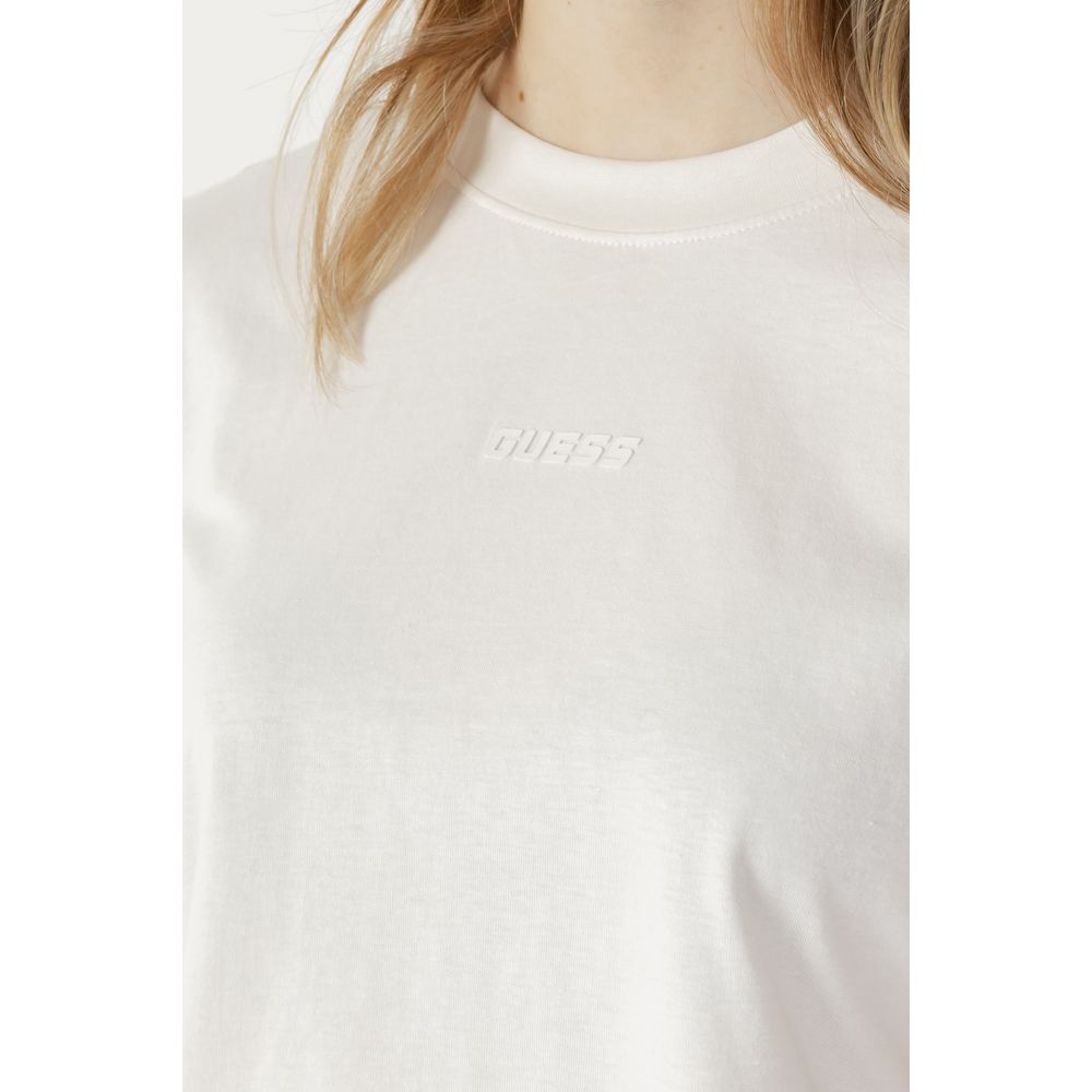 T-shirt Guess Active en coton crème