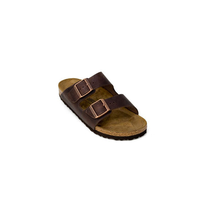Chaussons Birkenstock en matière synthétique marron