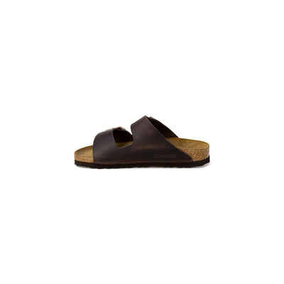 Chaussons Birkenstock en matière synthétique marron