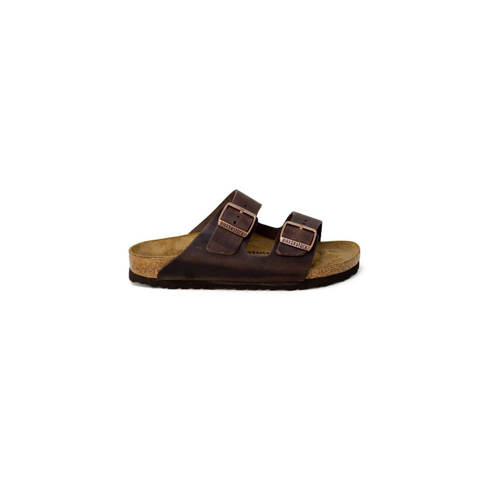 Chaussons Birkenstock en matière synthétique marron
