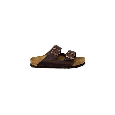 Chaussons Birkenstock en matière synthétique marron