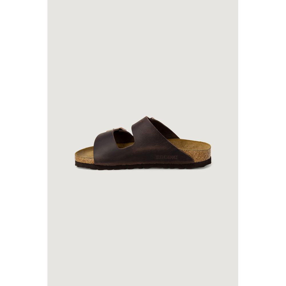 Chaussons Birkenstock en matière synthétique marron