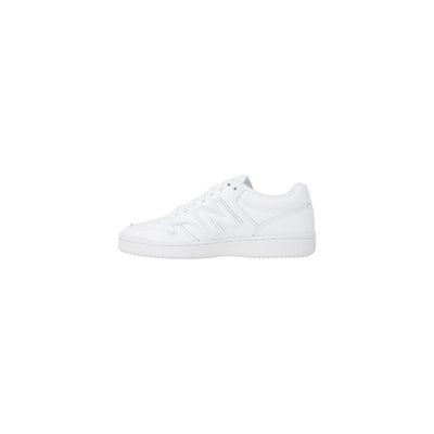New Balance White Artificial Leather Sneaker