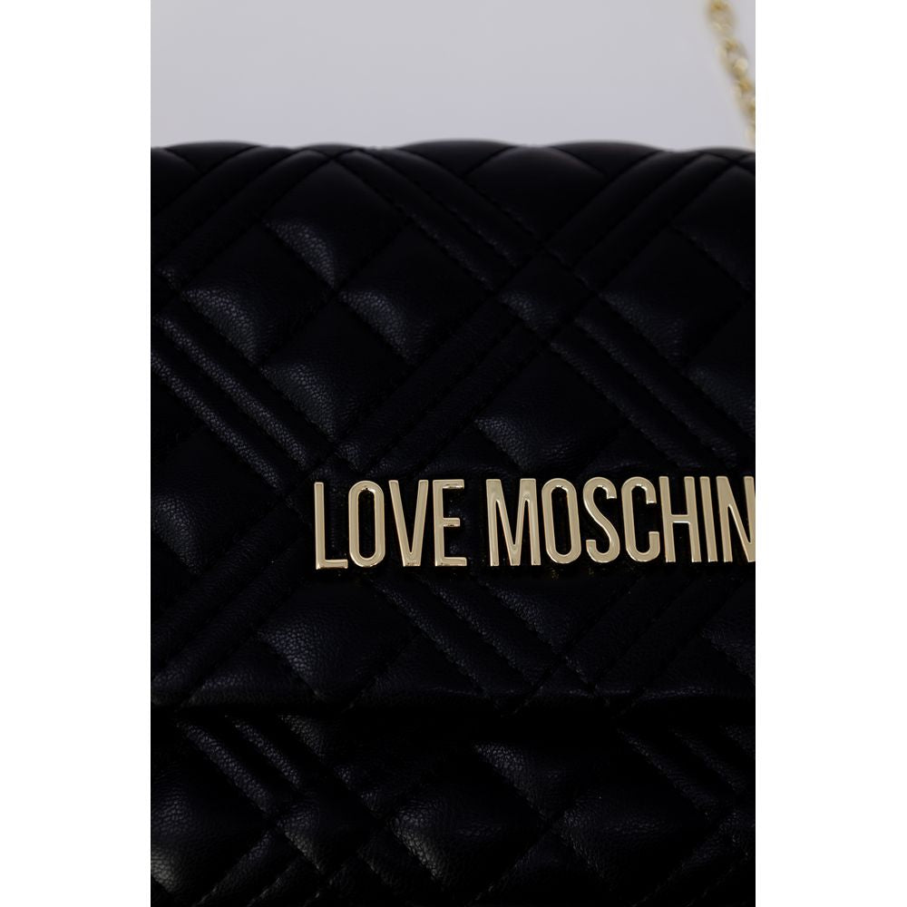 Love Moschino Zwarte Polyethyleen Handtas