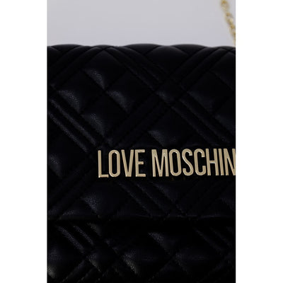 Love Moschino Zwarte Polyethyleen Handtas