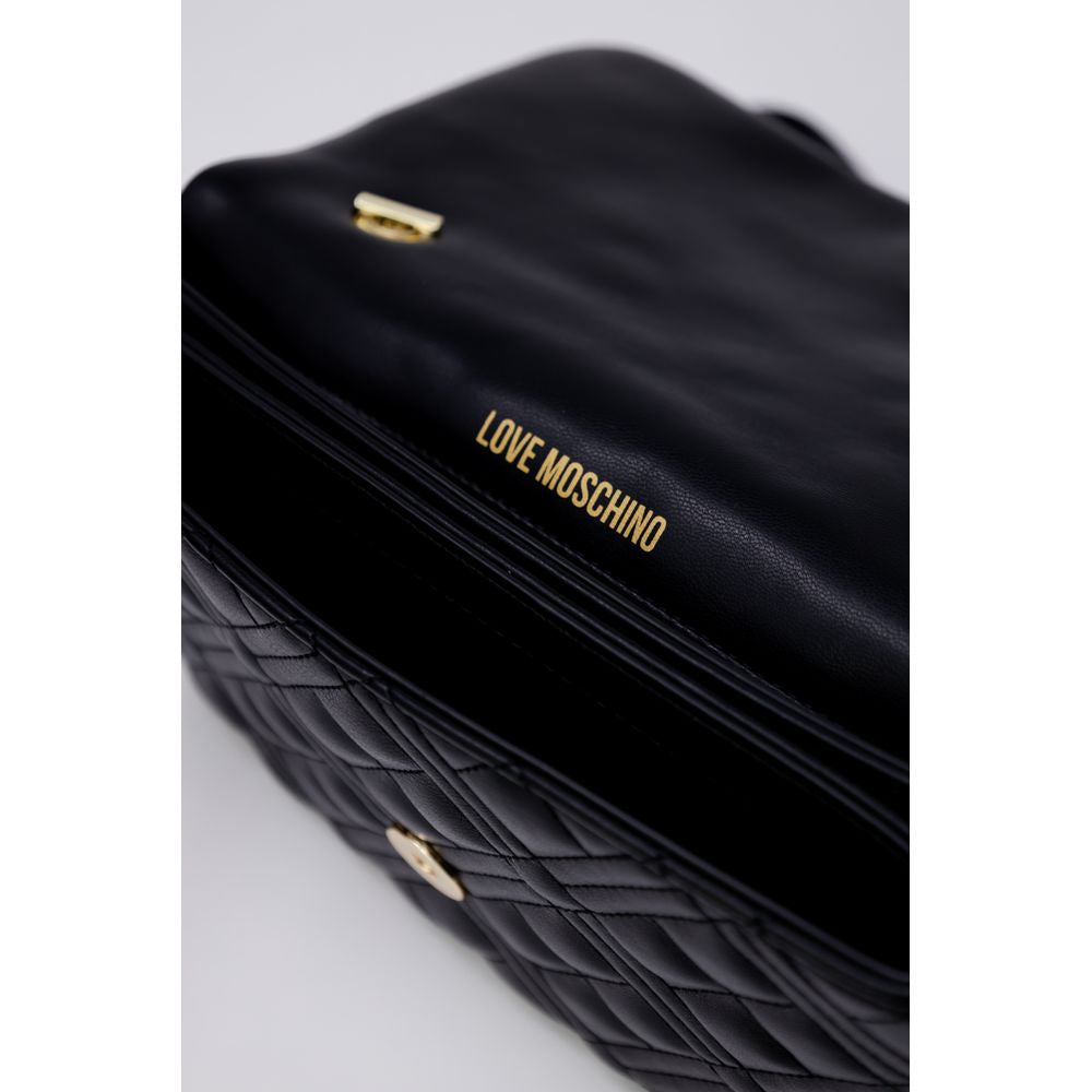 Love Moschino Zwarte Polyethyleen Handtas
