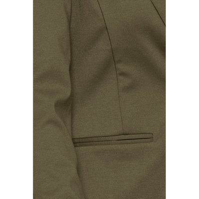 ICHI Green Polyester Blazer