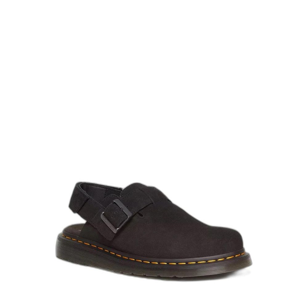 Dr. Martens Black Suede Leather Sandal