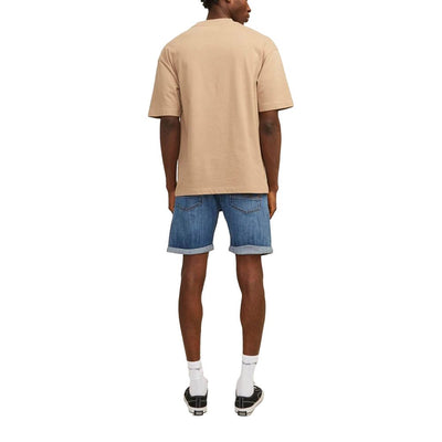 Jack Jones Blue Cotton Bermuda