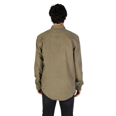 Tommy Hilfiger Jeans Green Recycled Cotton Shirt