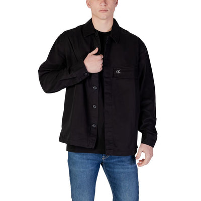 Calvin Klein Jeans Black Recycled Cotton Shirt